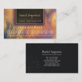 Yoga Mediation Instructor Class Pass Loyalty Card Treuekarte (Vorne/Hinten)
