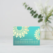 Yoga Mediation Instructor Class Pass Loyalty Card Treuekarte (Stehend Vorderseite)