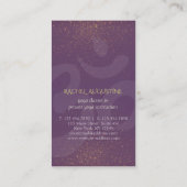 Yoga Mediation Instructor Class Pass Loyalty Card Treuekarte (Rückseite)