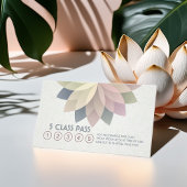 Yoga Mediation Instructor Class Pass Loyalty Card Treuekarte