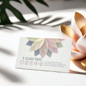 Yoga Mediation Instructor Class Pass Loyalty Card Treuekarte