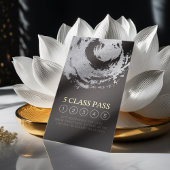 Yoga Mediation Instructor Class Pass Loyalty Card Treuekarte