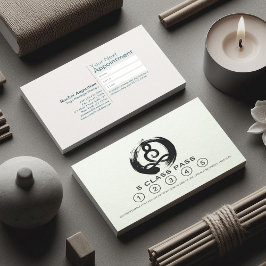 Yoga Mediation Instructor Class Pass Loyalty Card Treuekarte