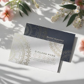 Yoga Mediation Instructor Class Pass Loyalty Card Treuekarte