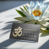 Yoga Mediation Instructor Class Pass Loyalty Card Treuekarte