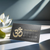 Yoga Mediation Instructor Class Pass Loyalty Card Treuekarte