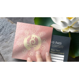 Yoga Mediation Instructor Class Pass Loyalty Card Treuekarte