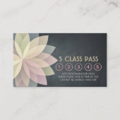 Yoga Mediation Instructor Class Pass Loyalty Card Treuekarte (Vorderseite)