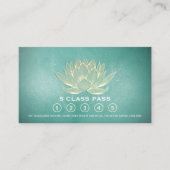 Yoga Mediation Instructor Class Pass Loyalty Card Treuekarte (Vorderseite)
