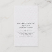 Yoga Mediation Instructor Class Pass Loyalty Card Treuekarte (Rückseite)