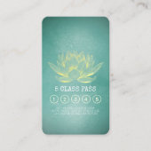 Yoga Mediation Instructor Class Pass Loyalty Card Treuekarte (Vorderseite)