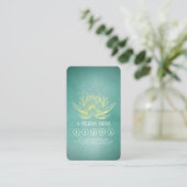Yoga Mediation Instructor Class Pass Loyalty Card Treuekarte (Stehend Vorderseite)