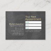 Yoga Mediation Instructor Class Pass Loyalty ZEN Treuekarte (Rückseite)