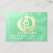 Yoga Mediation Instructor Class Pass Loyalty ZEN Treuekarte (Vorderseite)