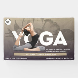 Yoga Mediation Instruktor Heiler Banner