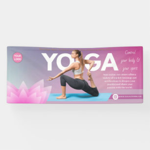 Yoga Mediation Instruktor Heiler Banner