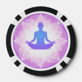 Yoga Mediation Pokerchips (Rückseite)