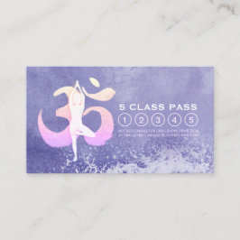 Yoga Mediation Pose Om Sign Class Pass Treuekarte