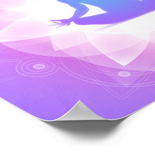 Yoga Mediation Poster (Ecke)