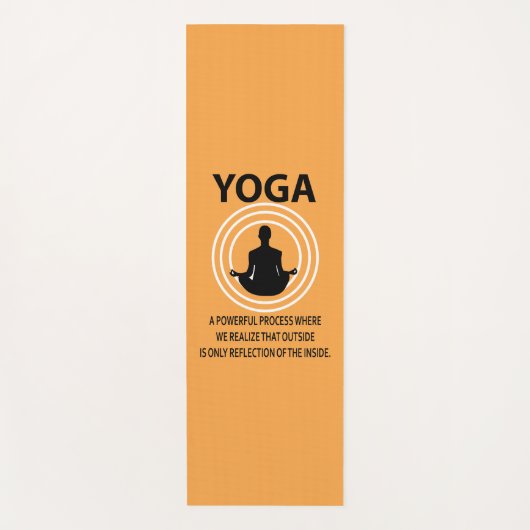 Yoga Mediation Yogamatte (Vorderseite)