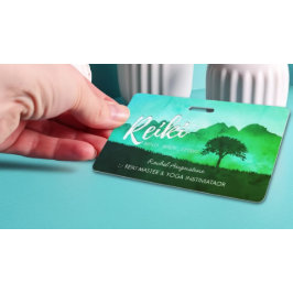 Yoga-Mediationslehrer des Naturlehrers Reiki Ausweis