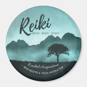 Yoga-Mediationslehrer des Naturlehrers Reiki Magnet