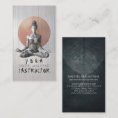 Yoga Medical Instructor Lotus Pose Reiki Master Visitenkarte (Vorne/Hinten)