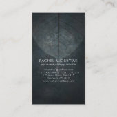 Yoga Medical Instructor Lotus Pose Reiki Master Visitenkarte (Rückseite)