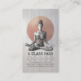 Yoga Medical Instructor Reiki Master Class Pass Treuekarte