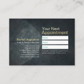 Yoga Medical Instructor Reiki Master Class Pass Treuekarte (Rückseite)