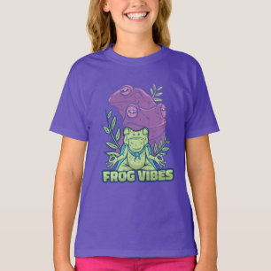 Yoga Meditating Frosch Design T-Shirt