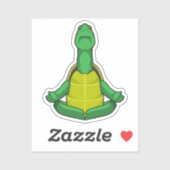 Yoga-Meditation Aufkleber (Blatt)