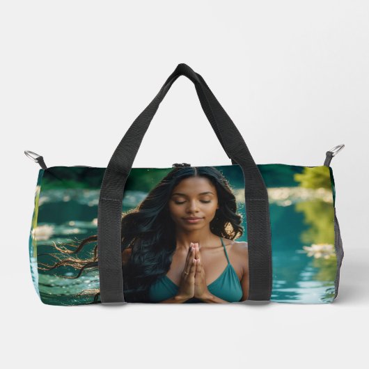 YOGA - MEDITATION - CARPE DIEM - WELLNESS DUFFLE BAG (Vorderseite)