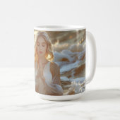 YOGA - MEDITATION - CARPE DIEM - WELLNESS KAFFEETASSE (VorderseiteRechts)