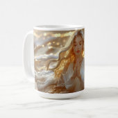 YOGA - MEDITATION - CARPE DIEM - WELLNESS KAFFEETASSE (Vorderseite Links)