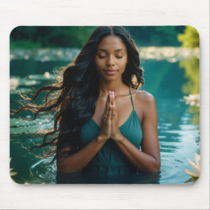 YOGA - MEDITATION - CARPE DIEM - WELLNESS MOUSEPAD