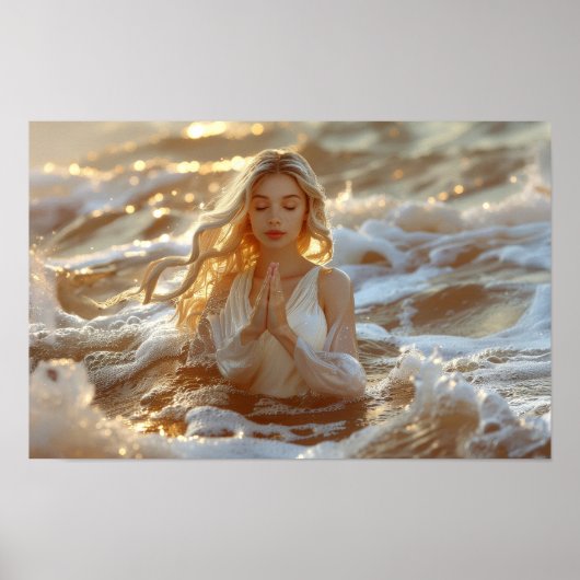 YOGA - MEDITATION - CARPE DIEM - WELLNESS POSTER (Vorne)