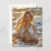 YOGA - MEDITATION - CARPE DIEM - WELLNESS POSTKARTE (Vorne/Hinten)