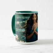 YOGA - MEDITATION - CARPE DIEM - WELLNESS TASSE (Vorderseite Links)