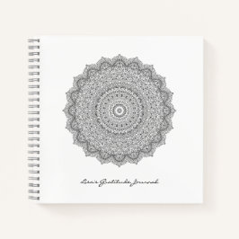 Yoga Meditation Dankbarkeit Mandala Journal Notizblock