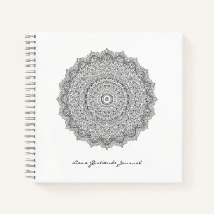 Yoga Meditation Dankbarkeit Mandala Journal Notizblock