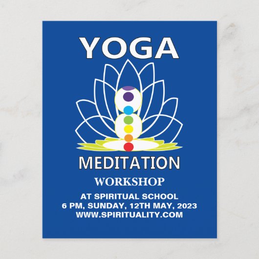 Yoga-Meditation Flyer (Vorne)