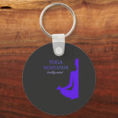 Yoga & Meditation für einen gesunden Geist Schlüsselanhänger (Vorderseite)
