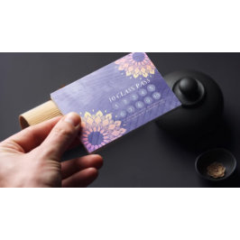 Yoga Meditation Instructor 10 Class Pass Treuekarte