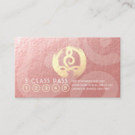 Yoga Meditation Instructor 5 Class Pass OM Loyalty Treuekarte