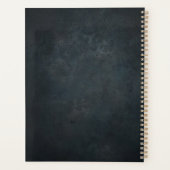 Yoga Meditation Instructor Black Gold Tree Quotes Planer (Rückseite)