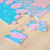 Yoga Meditation Instructor Blue Gold Mandala Zitat Puzzle (Seite)