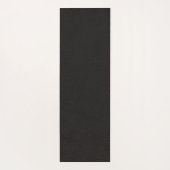 Yoga Meditation Instructor Chic Black & Gold Lotus Yogamatte (Rückseite)