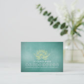 Yoga Meditation Instructor Class Pass Ernennung Terminkarte (Stehend Vorderseite)