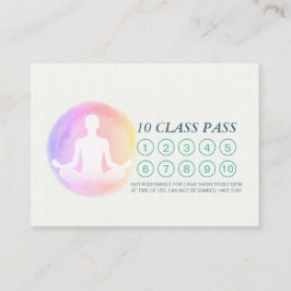 Yoga Meditation Instructor Class Pass Ernennung Treuekarte